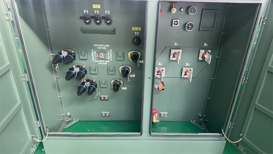 500 kva utility pad mounted transformer-front-door-open 500 kva utility pad mounted transformer-front-door-open